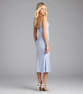 Chic Masterpiece Low Back Lace Midi Dress